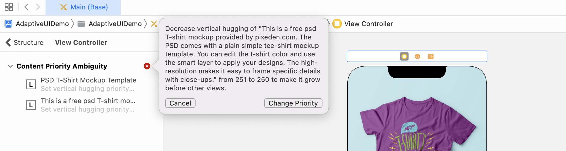 Figure 1.15. Resolving the layout issues