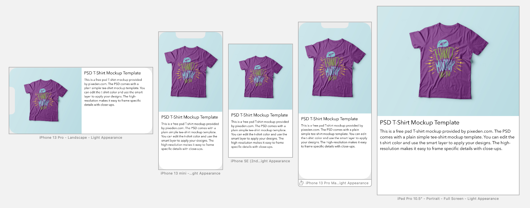 Figure 1.37. App UI in both portrait and landscape orientations