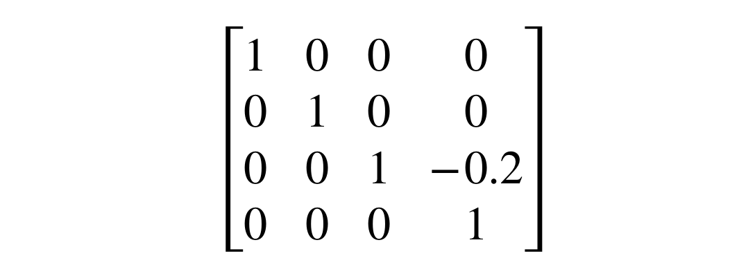 Figure 41.12. Translation matrix