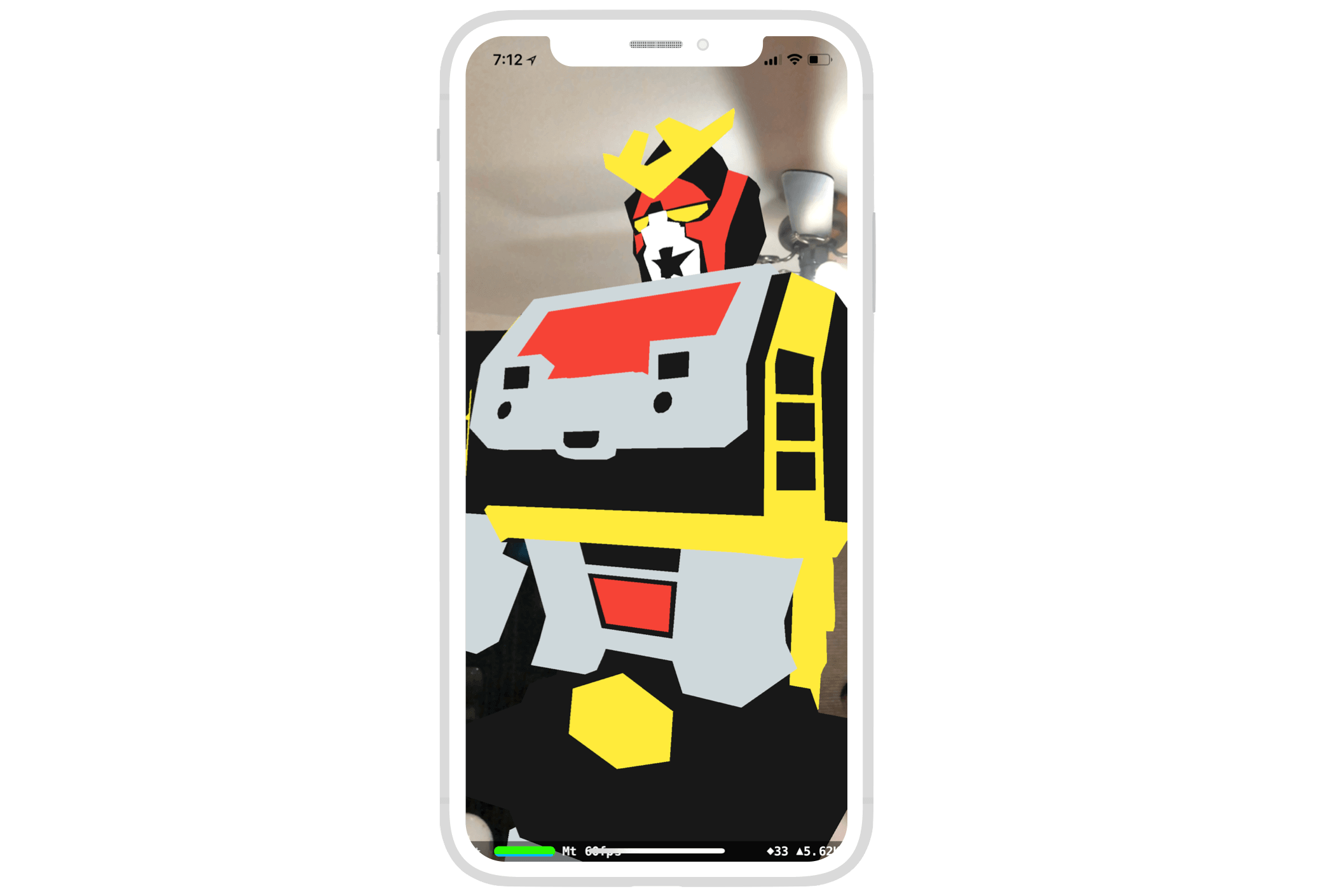 Figure 42.15. Testing the ARKit app