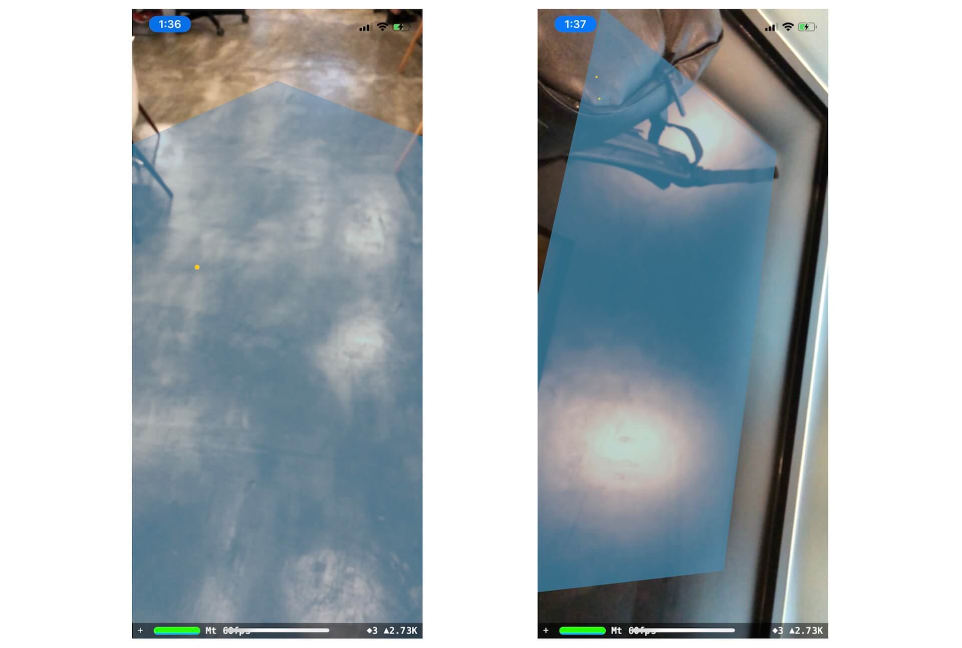 Figure 42.19. Now the virtual plane can update itself