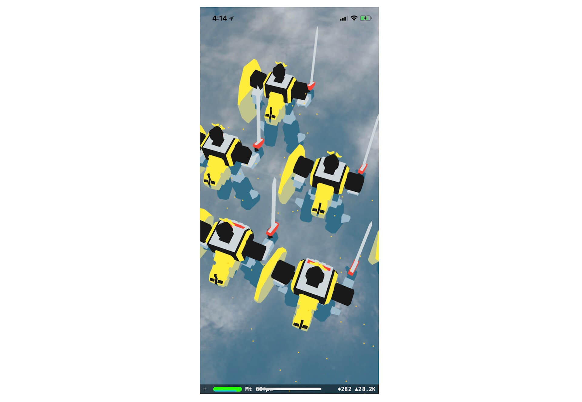 Figure 42.21. Adding the robots on the detected plane