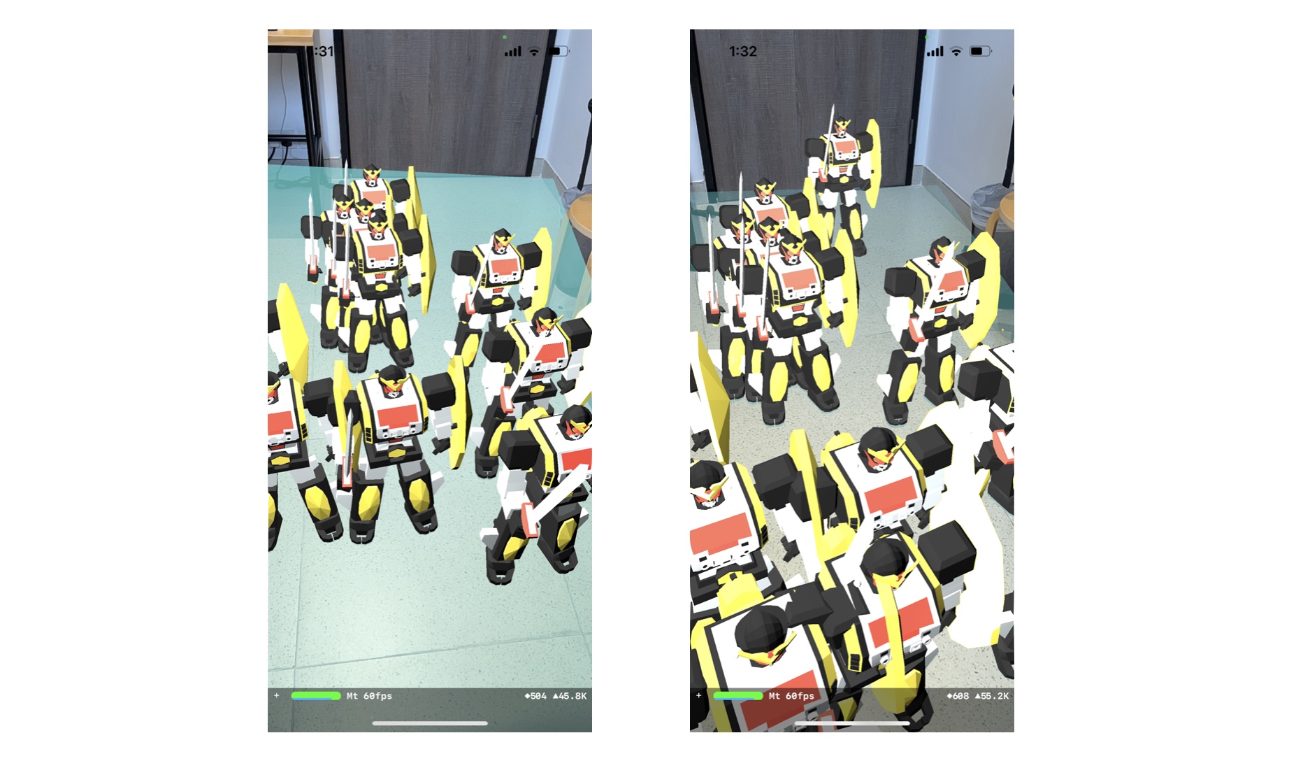Figure 42.23. The robots now face towards you.