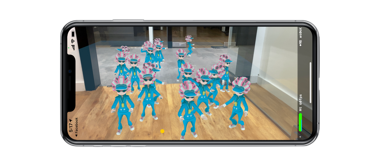 Figure 42.25. Rendering animated 3D characters