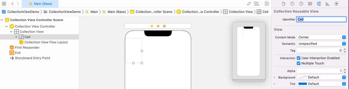 Figure 18.4. Setting the cell's identifier