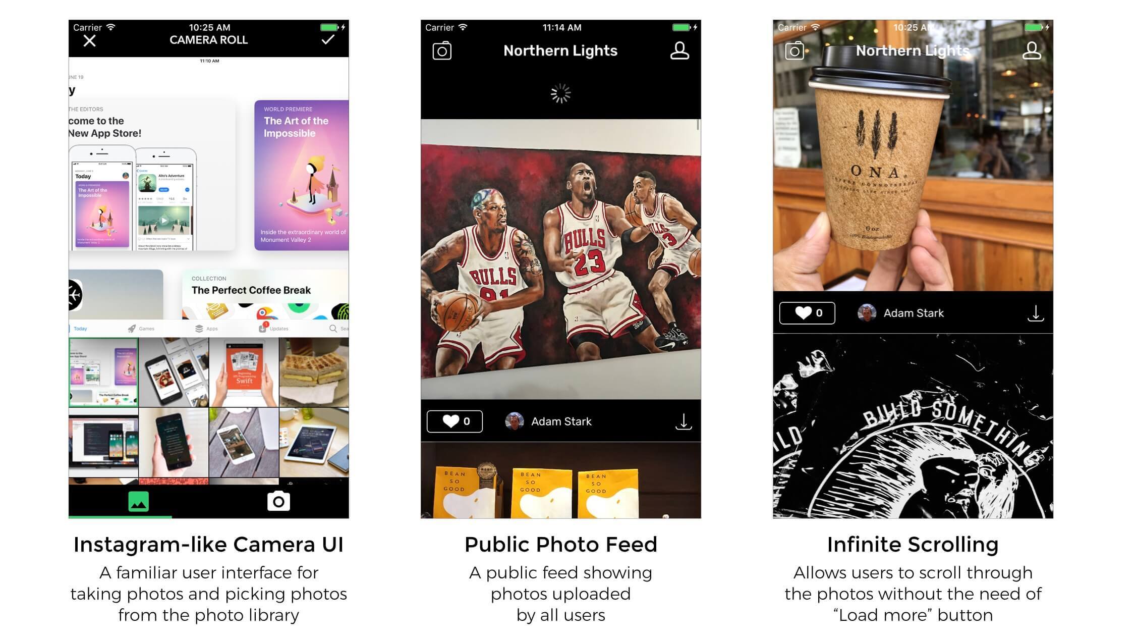 Figure 39.1. The Instagram-like Demo App