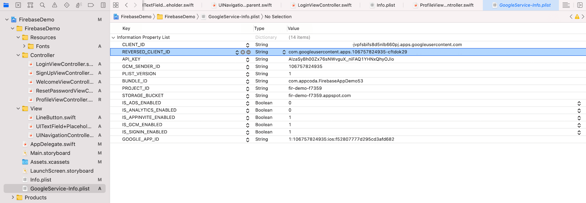 Figure 38.18. Look up the reversed client ID