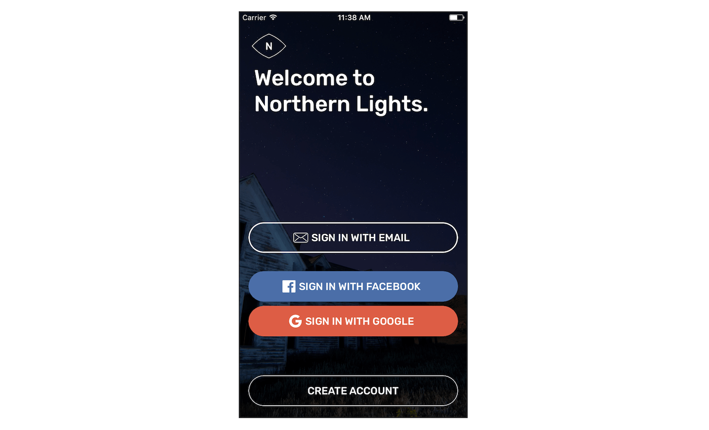 Figure 38.2. The Demo App - Northern Lights