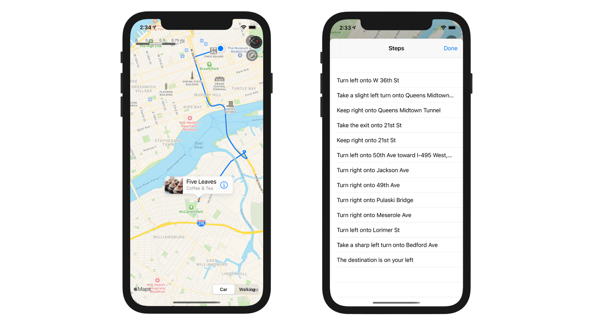 Figure 8.12. Tapping the annotation now shows you the list of steps to follow