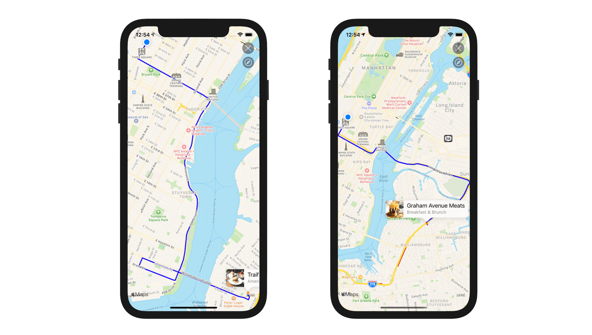Figure 8.8. Display the route with auto scaling