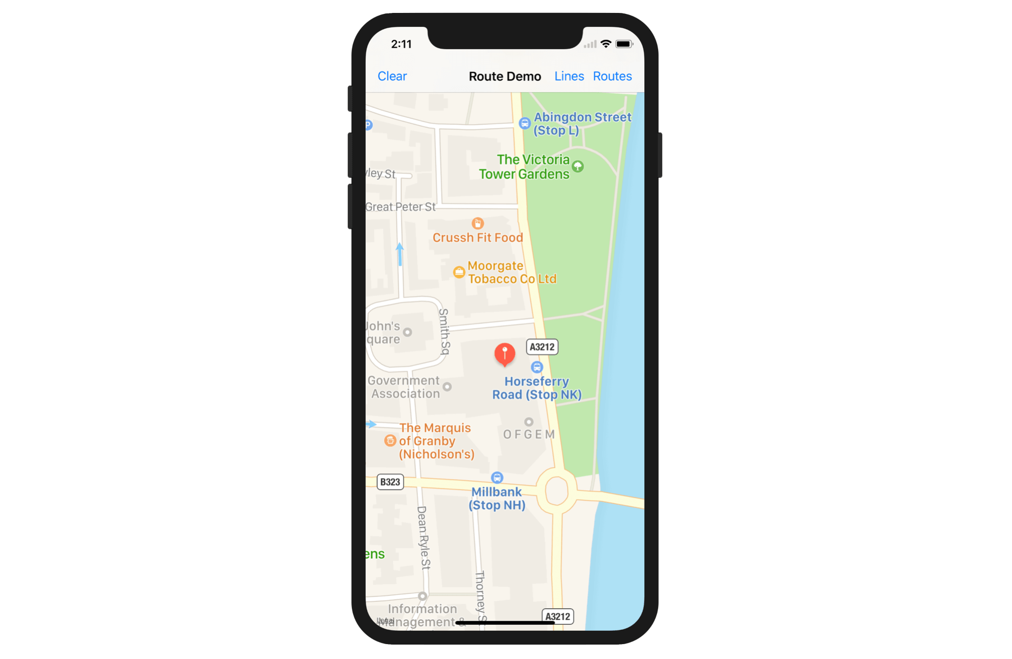 Figure 32.2. Press the map view to pin a location