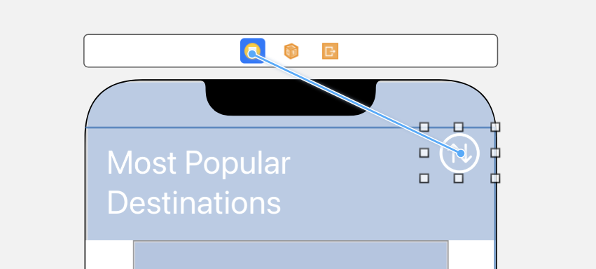 Figure 30.14. Connecting the button with the action method