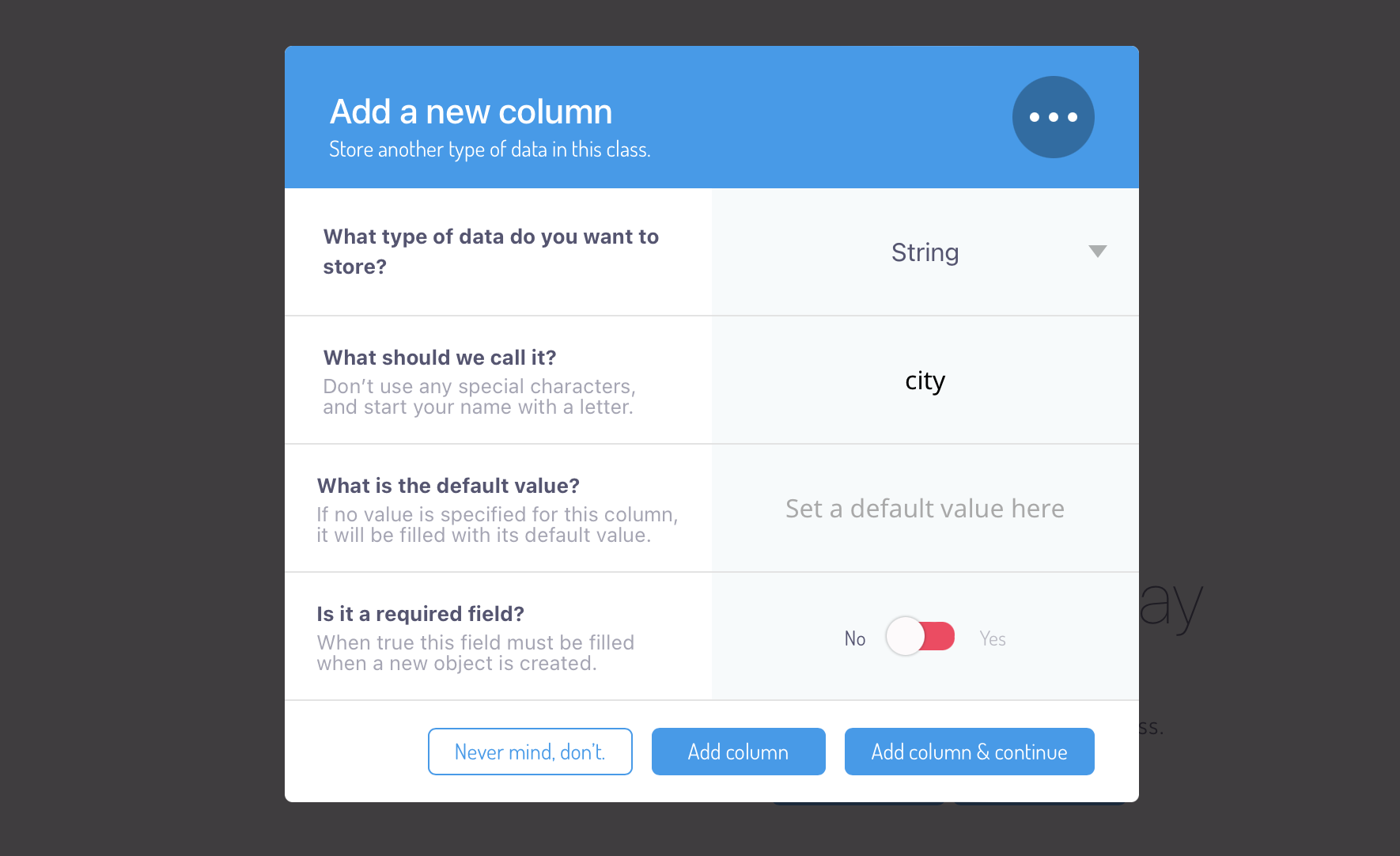 Figure 30.5. Adding a new column