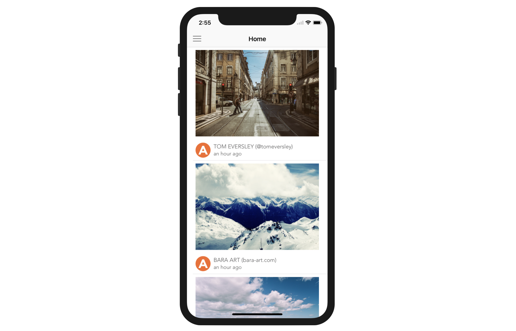 Figure 24.1. Running the starter project will give you this app
