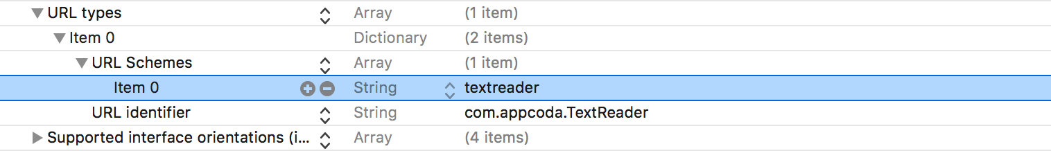 Figure 12.5. Set the value to textreader