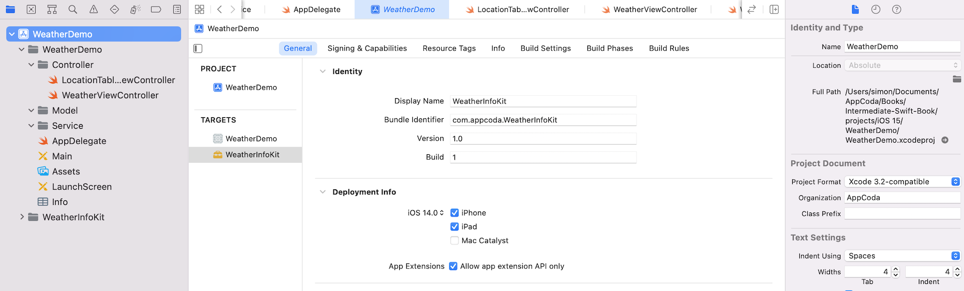 Figure 21.5. Enable the Allow App Extension API only option